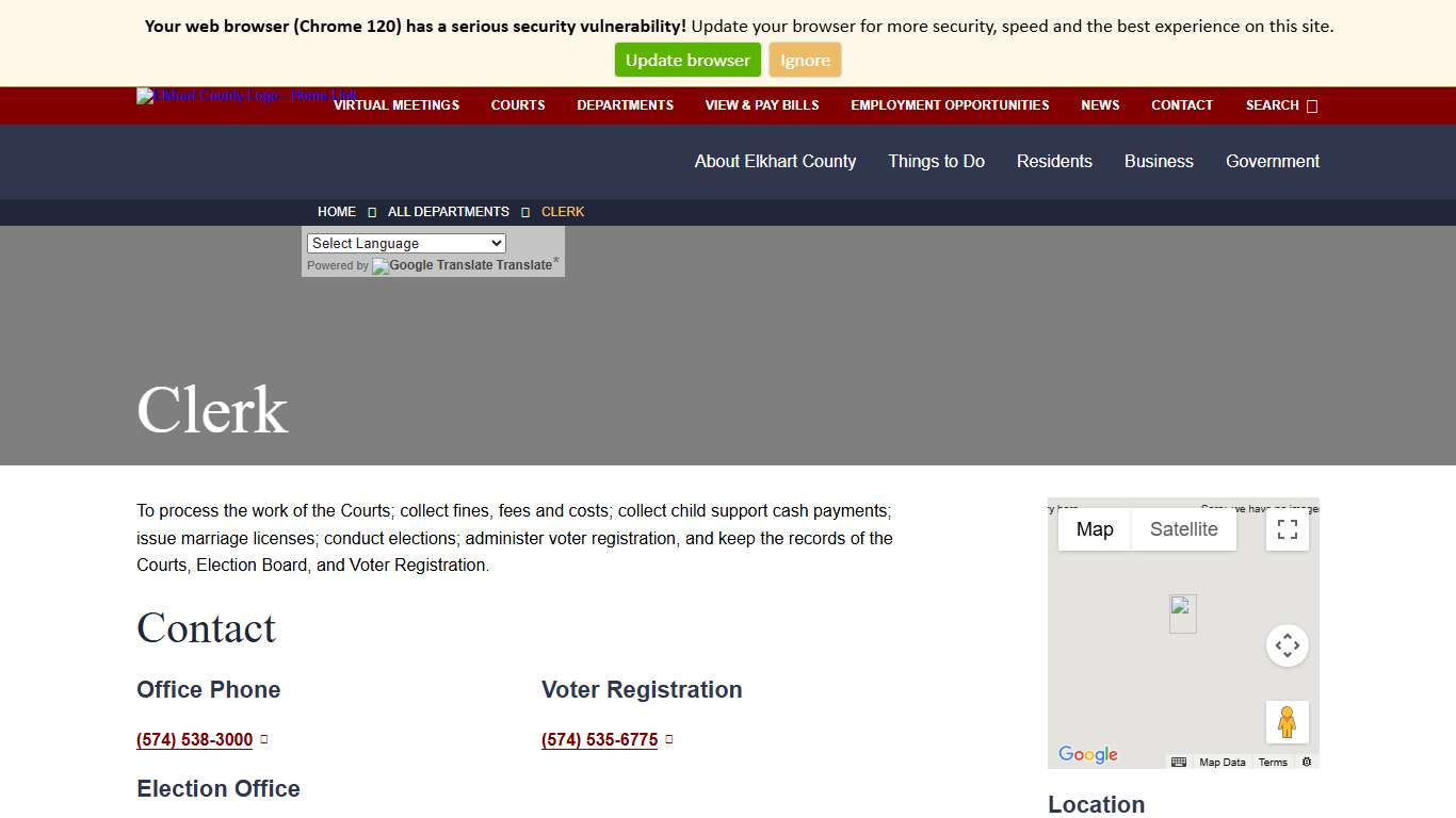 Clerk - Elkhart County